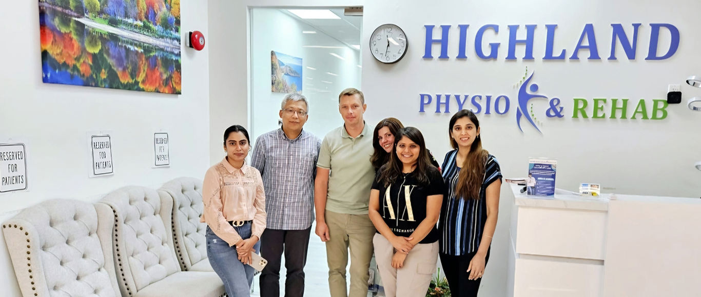 The Highland Physio & Rehab team at the Waterloo clinic